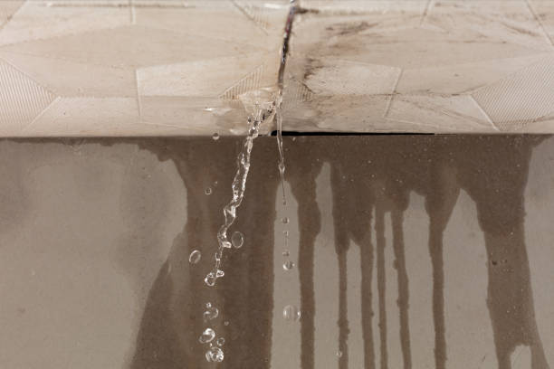 Professional Sewage Cleanup technician working in Conesville, OH